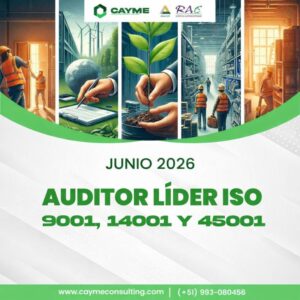 Auditor Líder ISO 9001, 14001 y 45001
