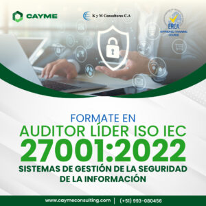 Auditor Líder ISO IEC 27001:2022 aval ERCA