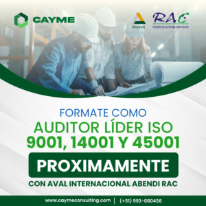 Auditor Líder ISO 9001:14001, 14001:2015 y 45001:2018