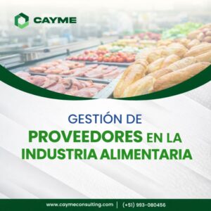 Gestión de Proveedores en la Industria Alimentaria (Basado en Riesgo)